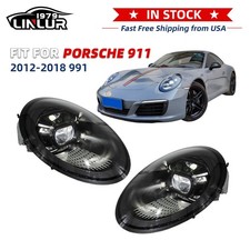 Pair Matrix LED Headlights for 2012-2018 Porsche 911 991.1 991.2 Upgrade PDLS picture