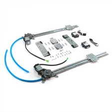 Flat Glass Window Crank Switch Kit for 67-72 Chevy Truck 3/8in 16in remote mount picture