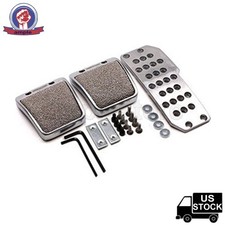3PCS Car Non-Slip Pedals For Honda Accord S2000 Civic Del Sol RSX NSX Mugen JDM picture