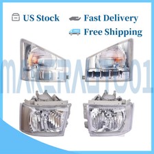 4Pcs Headlight & Corner Lamp Set For ISUZU NPR NPR-HD NQR NRR 2008-2020 LH+RH picture