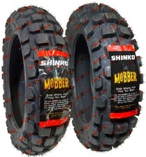 Shinko Mobber 120/70-12 130/70-12 Tire Set Front Rear Tires Knobby 125 Grom picture