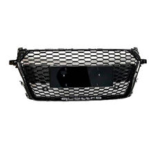 TTRS Style Honeycomb Grill Front Bumper Grille Black For Audi TT TTS 2015-2018 picture