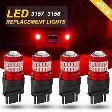 4x 3157 3156 LED Brake Stop Tail Light Bulbs Red For Ford F-150 F-250 350 picture