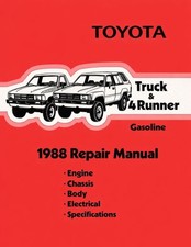 1988 Toyota 4-Runner & Truck Shop Service Repair Manual Book Engine Drivetrain picture