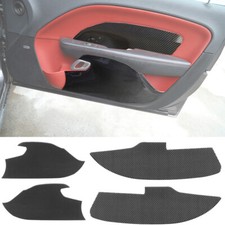4x Real Carbon Fiber Interior Door Panel Sticker Trim for Dodge Challenger 2015+ picture
