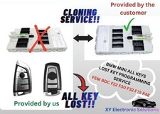 BMW ALL KEY LOST PROGRAMMING AND CLONNING SERVICE FEM BDC F22 F30 F32 F15 F48 picture