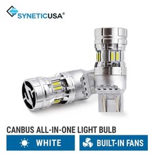 Syneticusa 7443 Error-Free White LED Reverse/Backup Light bulbs 10th Generation picture