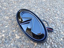 FOR 2015-2019 INFINITI Q70 WHITE LED All Black Emblem. picture