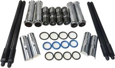 Harley Twin Cam 99 - 15 Adjustable Pushrods and Push Rod Covers and Lifters NEW picture