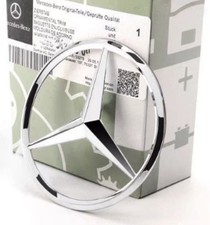 New For Mercedes-Benz Chrome Star Trunk Badge Emblem 3.54in / 90MM Sliver✅ picture