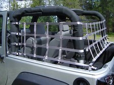 Fits 2007-2018 Jeep JK 2 Door Wrangler One Piece Wraparound Cargo Net picture