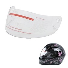 Replacement Motorcycle Flip Up Full Face Helmet Visor Shield Clear New picture