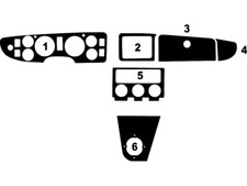 FOR MG MGB MK4 1976 - 1980 NEW STYLE SET INTERIOR WOOD CARBON DASH TRIM KIT picture