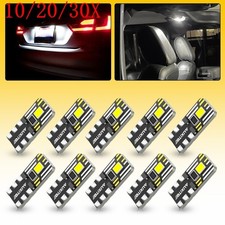 10/20/30X LED Interior License Light Plate Dome Bulb Super White T10 194 168 W5W picture