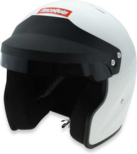 RaceQuip OF25 Open Face Racing Helmet (White, XL) picture