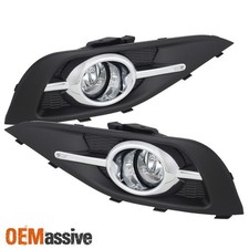 Fit 12-14 Honda CRV CR-V Bumper Fog Lights W/Switch+Bulbs L+R 2012 2013 2014 picture