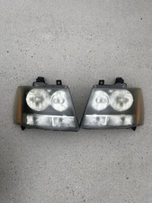 07-14 OEM Chevy GMC Tahoe Avalanche Left & Right Headlights Light Lamp Housing picture