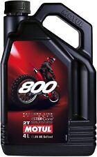 Motul 800 Factory Line 100% Synthetic Off Road 2 Stroke Engine Oil 4L 104039 picture
