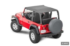 Exterior Accessories fabric 1 MasterTop Bimini Summer Soft Top Black Diamond TJ picture