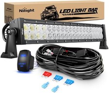 Nilight 22Inch 120W Spot Flood Combo Led Light Bar Off Road Driving Lights picture