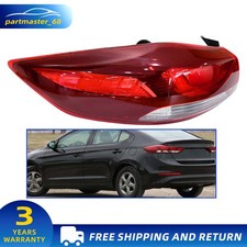 Outer Left Driver Tail Light For 2017 2018 Hyundai Elantra Rear Lamp Halogen picture