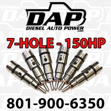 DAP + 150HP Performance Injectors 150 For Dodge RAM Diesel Cummins 24v 1998-2002 picture