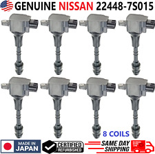 GENUINE x8 Ignition Coils For 2004-2017 Nissan & Infiniti 5.6L V8, 22448-7S015 picture