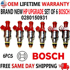 HP UPGRADE New x6 (6pc) BOSCH Fuel Injectors for Mazda B4000 4.0L V6 1995,96,97 picture