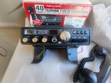 CB FONE 40 CHANNEL scan 9 REALISTIC NOS NEVER USED 1980s Saleen Mustang Chevy picture