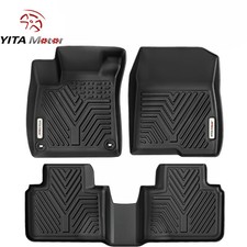 YITAMOTOR Floor Mats for 2018-2022 Honda Accord Sedan TPE Rubber All Weather picture