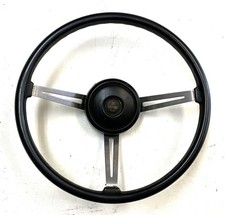 Jeep CJ steering wheel CJ5 CJ7 76-86 AMC horn button black J10 Cherokee AMC FSJ picture