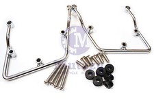 Mutazu Universal Rigid Motorcycle Hard Saddlebag Mounting Support Brackets  picture