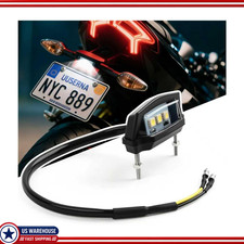 12V LED License Plate Light Motorcycle, Universal Shockproof Tail Light picture
