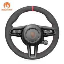 Steering Wheel Cover Wrap for Porsche 911 992 Macan Panamera Taycan 2019-2023 E picture