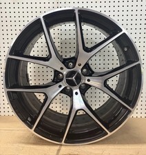 OEM Mercedes AMG Front 20x8.5 Wheel Rim A2534015500 Black Machined ET40 picture