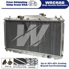 2-Rows Performance Aluminum Radiator For 2002-2006 Acura RSX Type-S Base 2.0L L4 picture