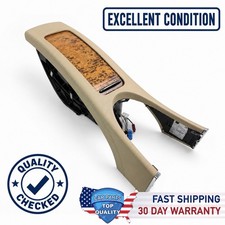 05-09 Mercedes W211 E350 E55 Center Console Arm Rest Storage Assembly Biege OEM picture
