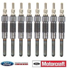 1988-1994 Ford F250 7.3L IDI Glow Plugs Set of 8 Motorcraft ZD-29 MC3Z-12A342-E picture