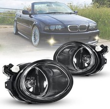 Fog Lights For 2001-2005 BMW E46 M3 M5 E39 3 Series M Bumper Lamps W/HB4 Bulbs picture
