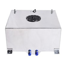 15 Gallon 60L Universal Aluminum Fuel Tank Oil Level Sensor Silver picture