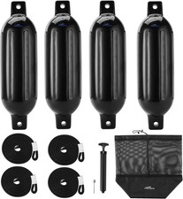 Boat Fender 4 Pack Boat Bumpers Fenders with 4 Ropes picture