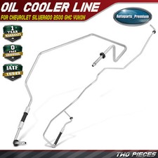 2x Transmission Oil Cooler Line for Chevrolet Silverado 2500 GMC Yukon Cadillac picture