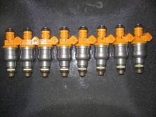 1986-2002 Ford Truck 19lb Injectors 4-Hole Spray Pattern 5.0 5.8 4.6 5.4 SBF V8 picture