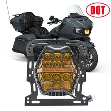Honeycomb LED Headlight For Indian Pursuit Dark Horse Limited 2022-25 PowerBand picture