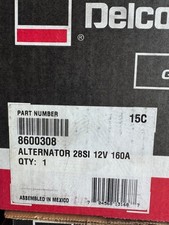 New 12 Volt 160 Amp 28SI Series Genuine Delco Alternator 8600308 picture