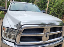 Aeroskin Chrome Hood Protector Bug Shield Deflector for 2010-2018 Ram 2500 3500 picture