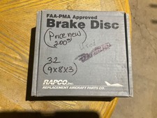 Aircraft Rapco Brake Disc RA164-02201 it was removed from Piper PA24-400 picture