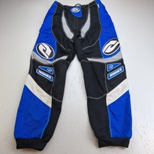 Answer Racing Dirt Bike Pants Motor Cross Youth Size 28 Blue Black Syncron picture
