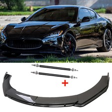 4Pcs Front Bumper Lip Splitter Spoiler For Maserati Granturismo MC Carbon Fiber picture