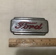 1940s Ford Hood Or Dash Emblem Vintage Original Item picture
